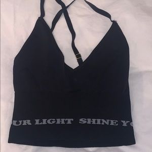 Spiritual gangster tank/sports bra. Size XS/S